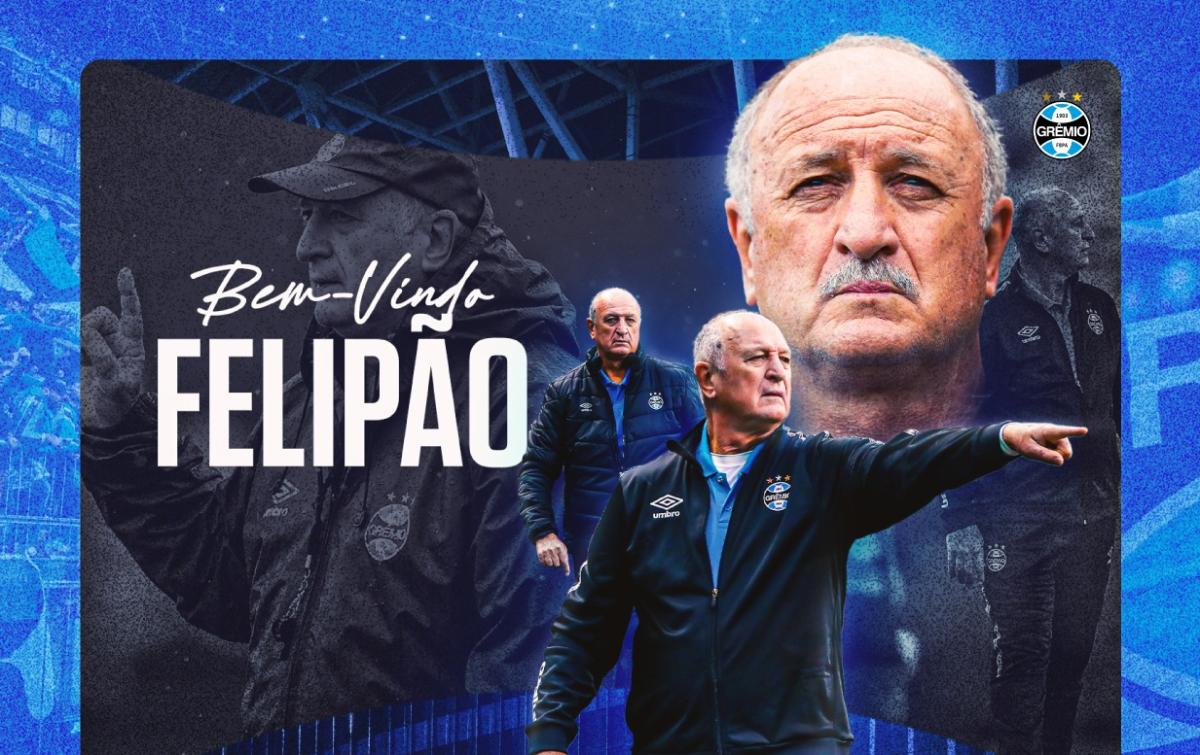 GRÊMIO ANUNCIA FELIPÃO COMO COORDENADOR TÉCNICO